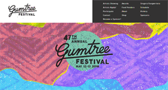 Desktop Screenshot of gumtreefestival.com