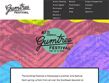 Tablet Screenshot of gumtreefestival.com